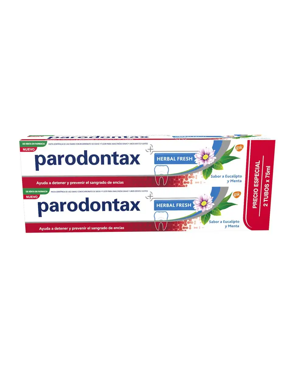 Parodontax - Duplo Pasta Dentífrica Herbal Fresh - Parodontax - Comparador de precios