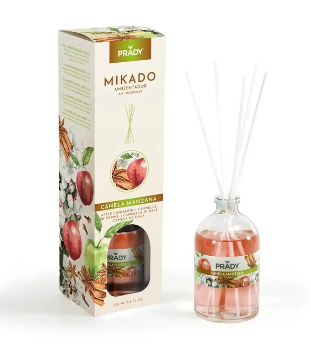 Prady - Ambientador Mikado - Manzana y Canela - PRADY - Comparador de precios