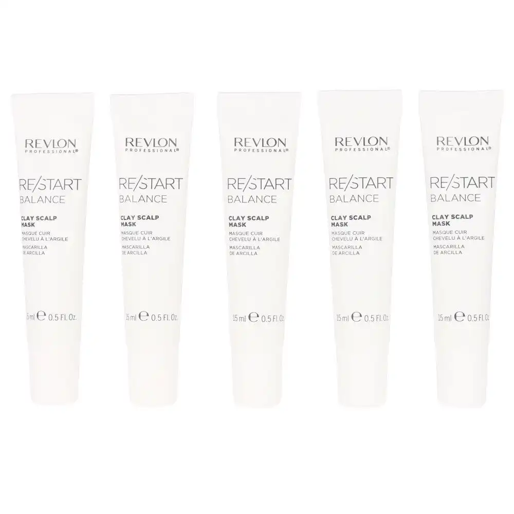 RE-START balance clay scalp mask 10 x 15 ml - Revlon - Comparador de precios