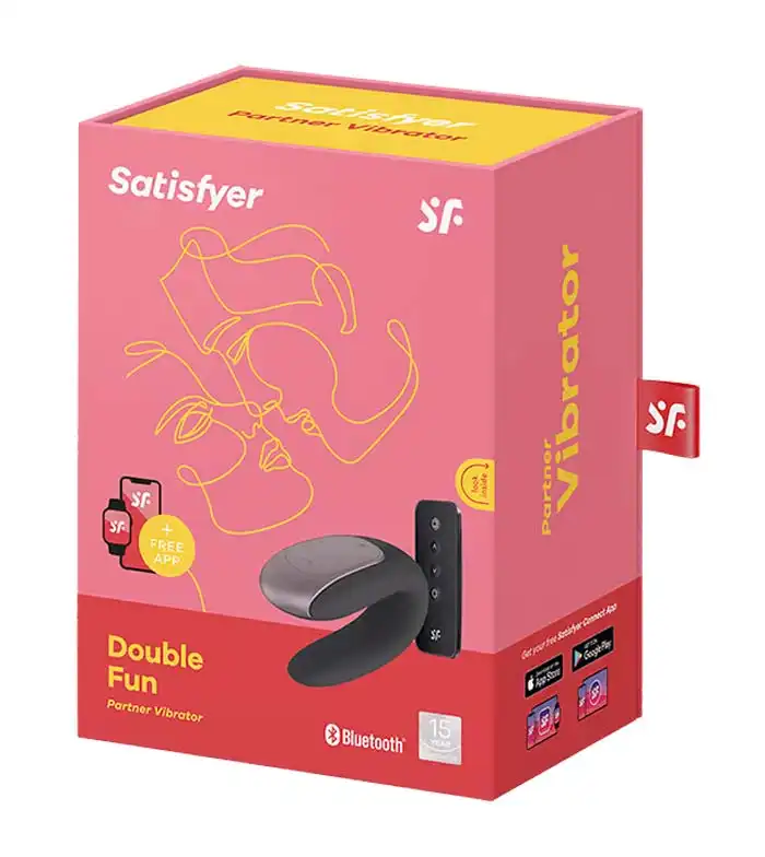 Satisfyer - Vibrador para parejas Double Fun - Negro - SATISFYER - Comparador de precios