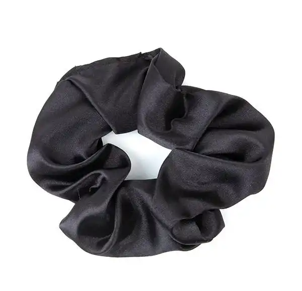 Scrunchie Satén Negro - 1699 - Comparador de precios