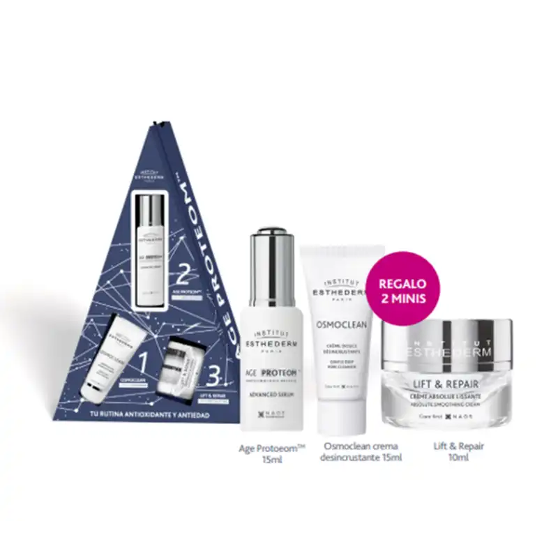 Set Age Proteom 15ml + Osmoclean Crema 15ml Regalo + Crema Lift & Repair 10ml Regalo - Esthederm - Comparador de precios