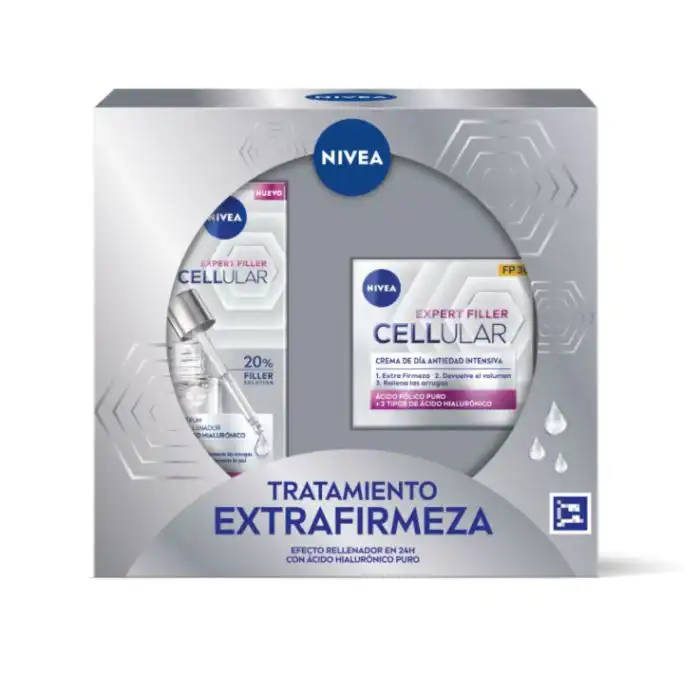 Set Tratamiento Extrafirmeza Crema de Día + Sérum - Nivea - Comparador de precios