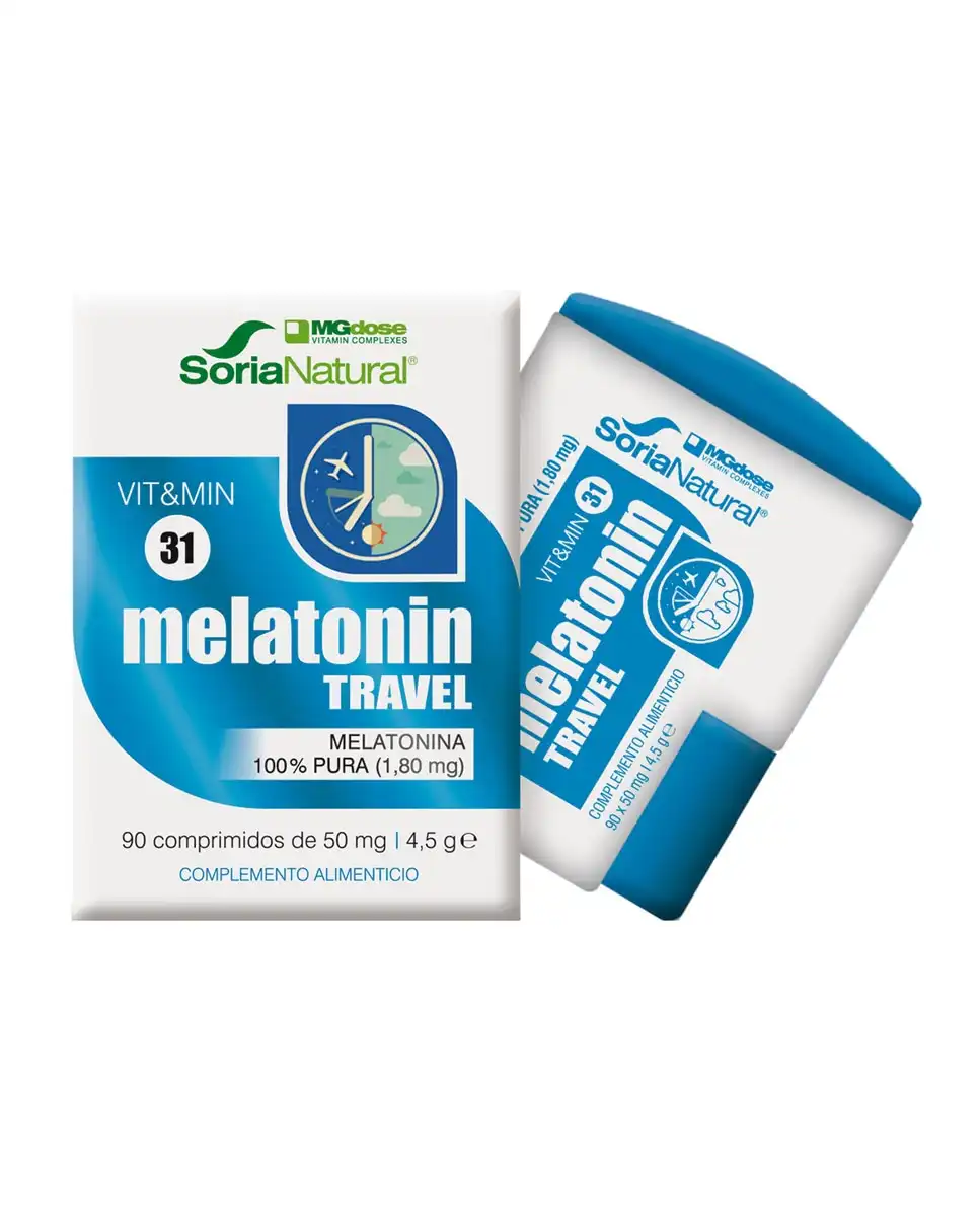 Soria Natural - 90 Comprimidos Melatonin Travel - Soria Natural - Comparador de precios