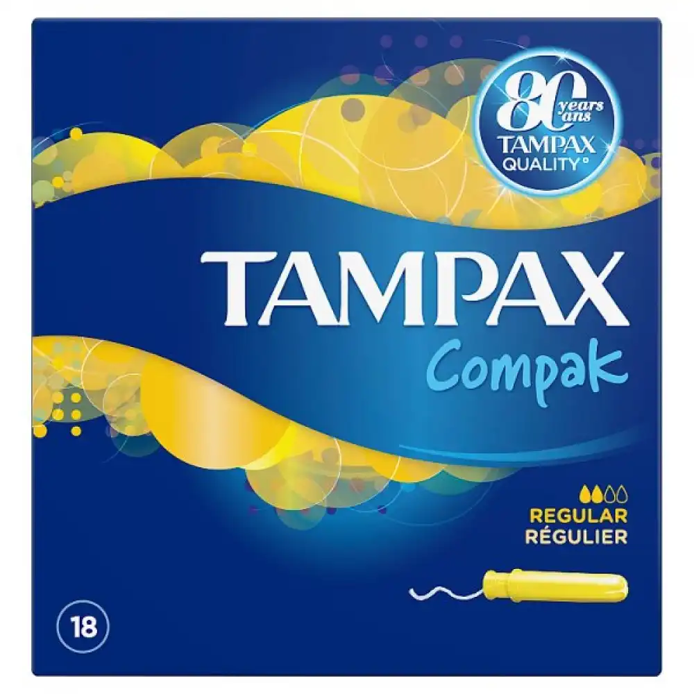 Tampax Compak Pearl Regular Tampones 18 unidades - Tampax - Comparador de precios