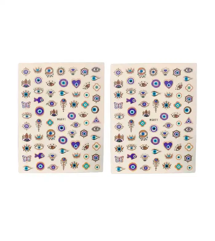 Varios - Pegatinas para decoración de uñas - 01: Ojos turcos - Varios - Comparador de precios