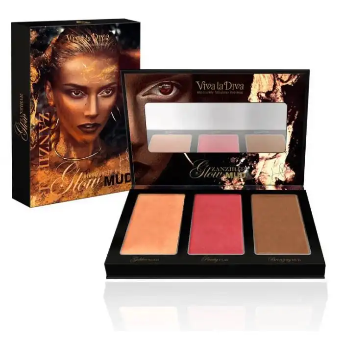 Zandibar Glow Mud Paleta de Iluminadores y Coloretes - Viva la Diva - Comparador de precios