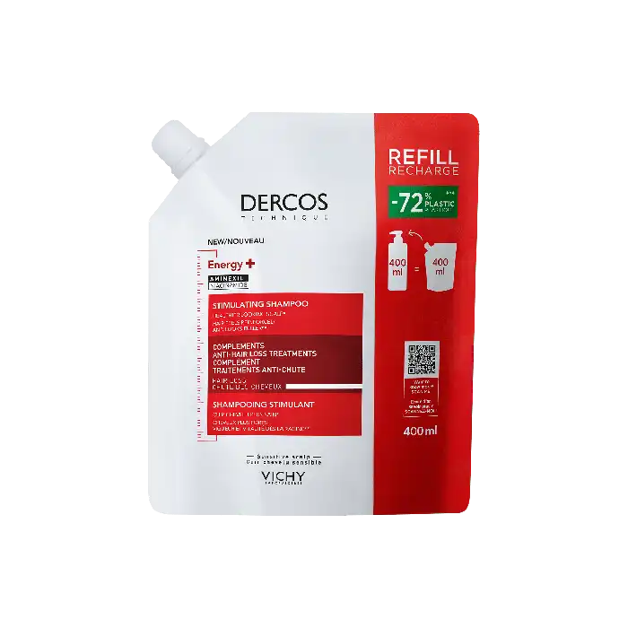 ¡36% DTO! Refill Dercos Technique Champú Estimulante Energy+ 400 ml - Vichy - Comparador de precios