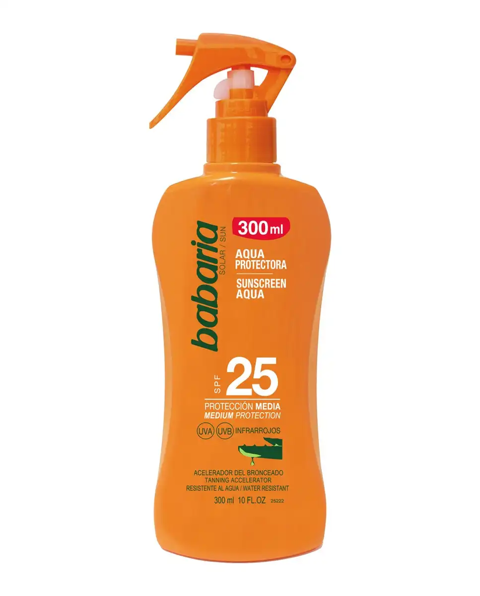 Babaria - Protector Solar Acqua Aloe Vera SPF25 - Babaria - Comparador de precios