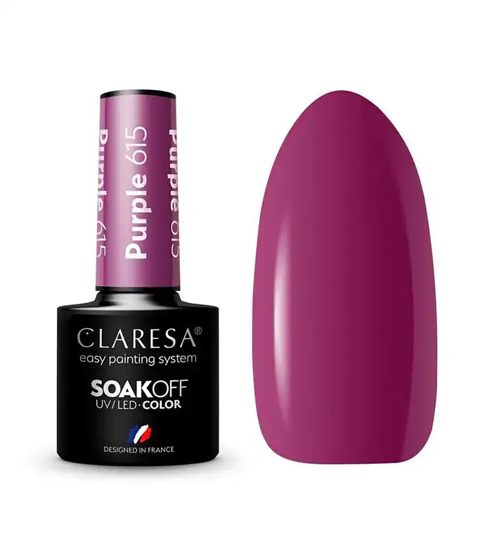 Claresa - Esmalte semipermanente Soak off - 615: Purple - Claresa - Comparador de precios