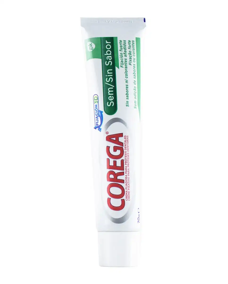 Corega - Crema Fijadora Dentaduras Postizas Sin Sabor 70 G - Corega - Comparador de precios