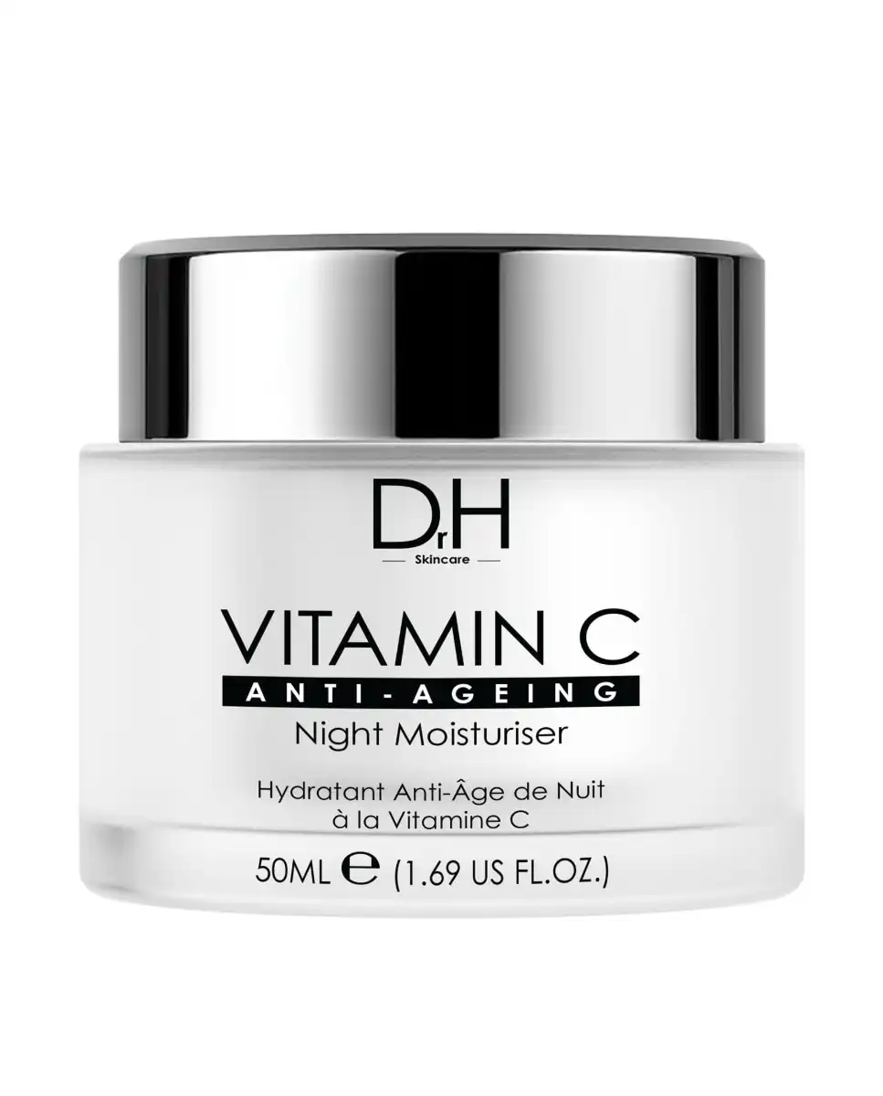 Crema hidratante de noche con vitamina c Dr H 50ml 700 - Skin Chemists - Comparador de precios