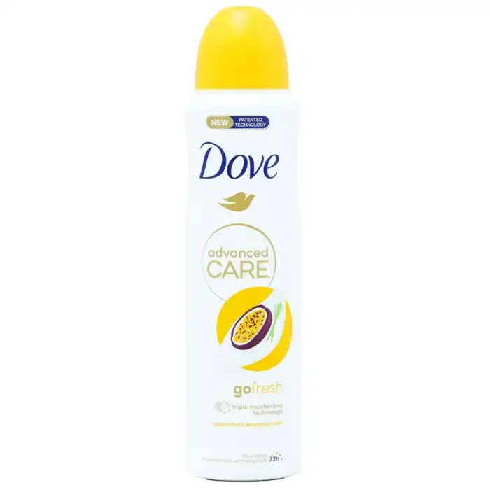 Desodorante Spray Go Fresh Passion Fruit - Lemon Grass 72h 150 ml - DOVE - Comparador de precios