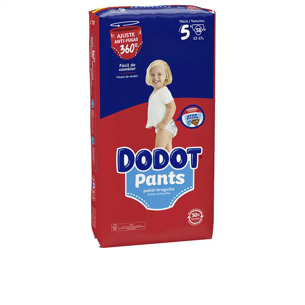 Dodot Pants Etapas T-5 pañal-braguita 9-15 kg 58 u - Dodot - Comparador de precios
