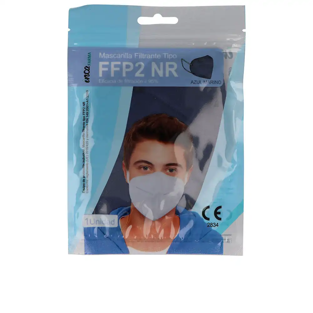 Farma FFP2 mascarilla autofiltrante deschable adulto #azul 1 u - Inca - Comparador de precios