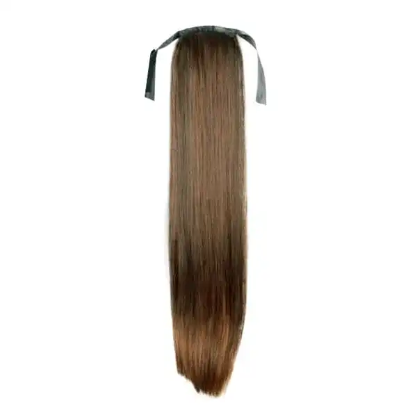 Fashiongirl - Extensiones De Cabello Con Cola De Caballo Con Clip #6 Marrón Claro - Recto Extensiones de cabello 1 pieces Marrón unisex - Fashiongirl - Comparador de precios