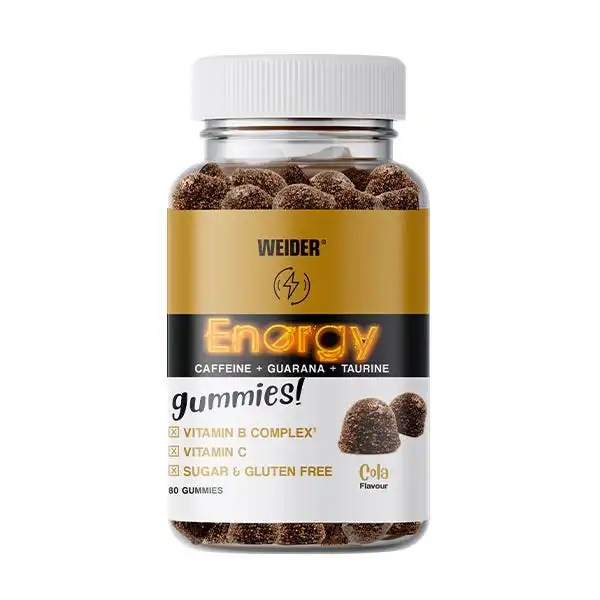 Gummies Energy Caffeine Sabor Cola - Weider - Comparador de precios
