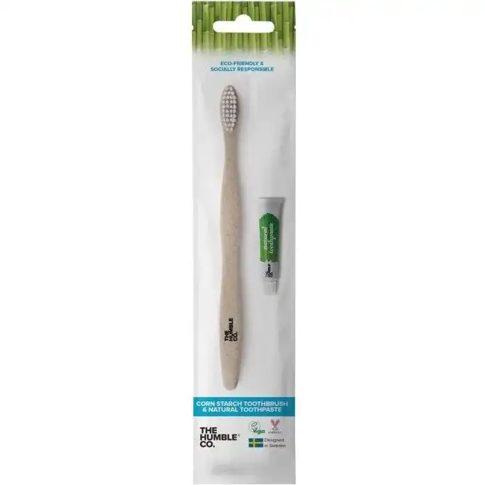 Kit Cepillo de dientes + Pasta Dental - The Humble Co. - Comparador de precios