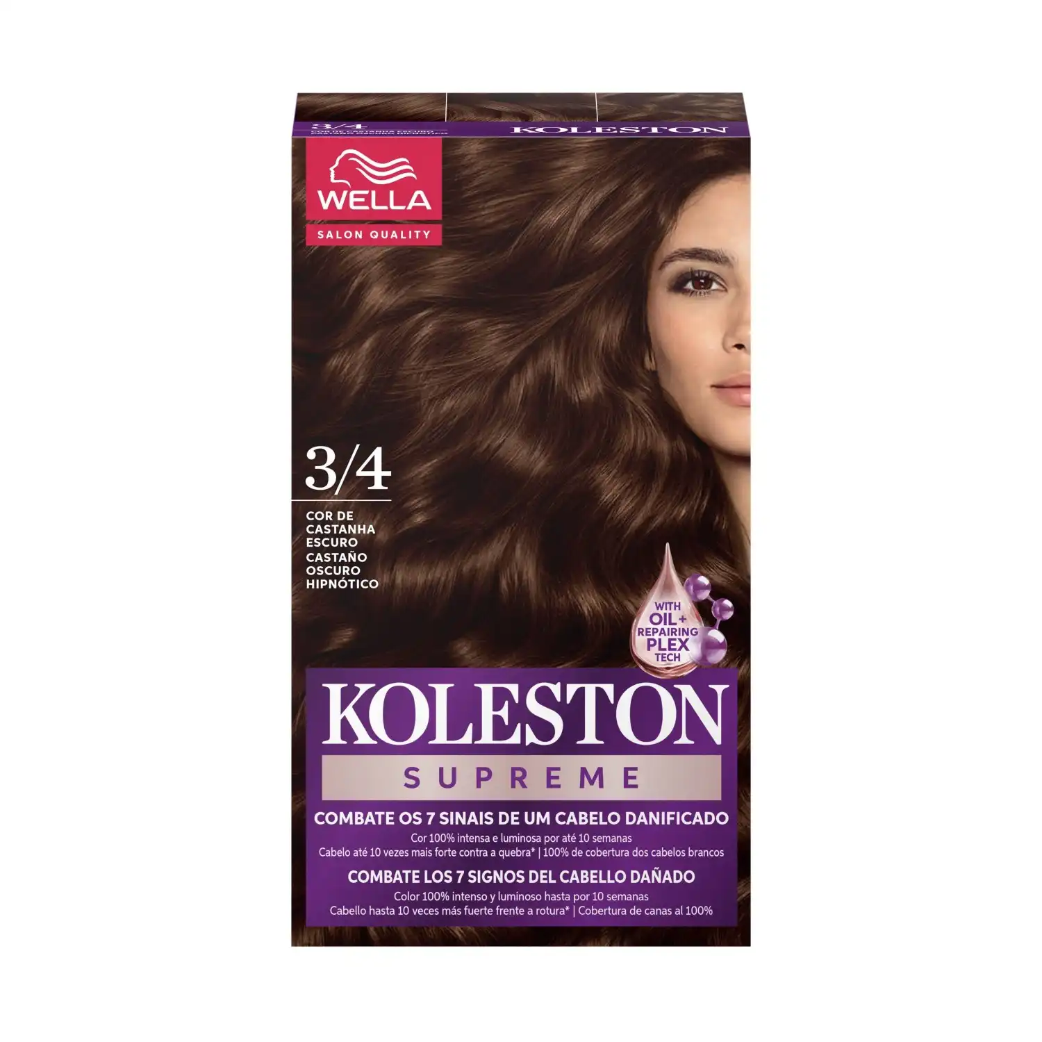 Koleston Kit Supreme-Tono Castaño Oscuro Hipnótico Tinte Capilar - Wella Professionals - Comparador de precios