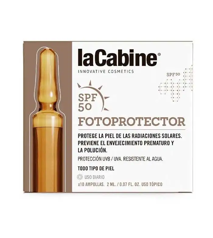 La Cabine - Pack de 10 ampollas Fotoprotector SPF 50+ - LA CABINE - Comparador de precios