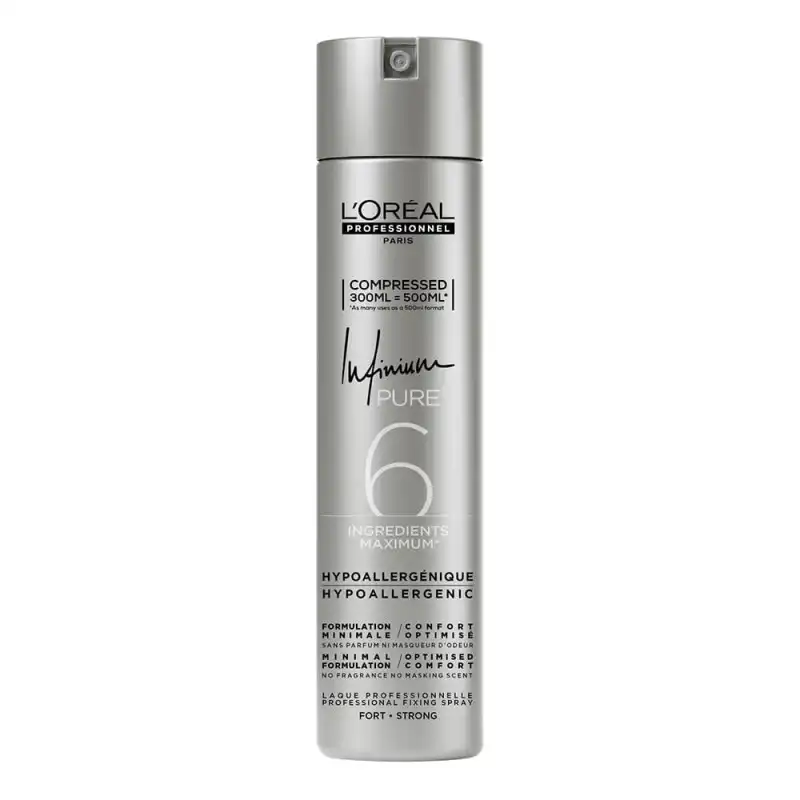 Laca Infinium Pure Fuerte - 500 ml - L'Oréal Professionnel - LOréal Professionnel - Comparador de precios