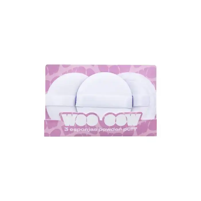 Set 3 Esponjas Powder Puff - Woo oow - Comparador de precios