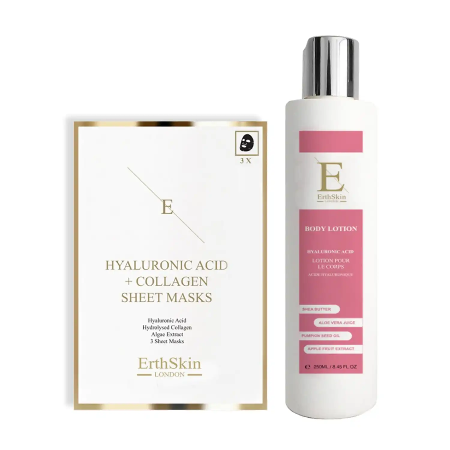 Set hidratante para cuerpo y mascarilla Cofre higiene personal - ErthSkin London - Comparador de precios