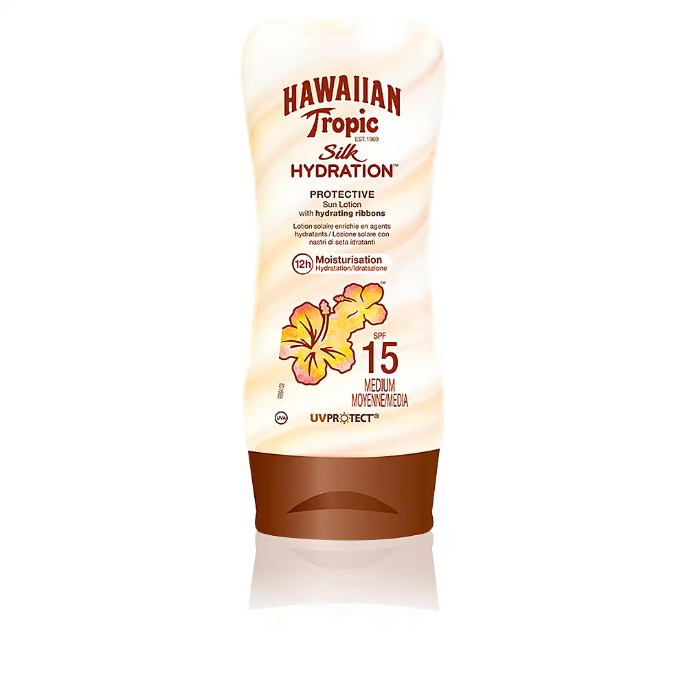 Silk Hydration Loción Solar Protectora SPF15 180 ml - Hawaiian Tropic - Comparador de precios