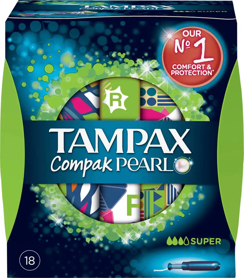 Tampax Compak Pearl Super Tampones 18 unidades - Tampax - Comparador de precios