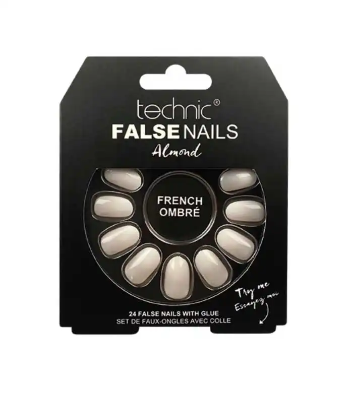 Technic Cosmetics - Uñas postizas False Nails Almond - French Ombré - Technic Cosmetics - Comparador de precios