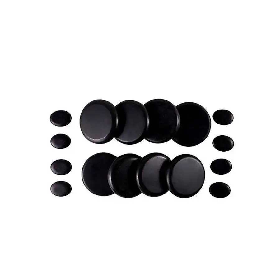 UNIQ - Set De Masaje Con Piedras Calientes - 16 Piedras Aceites esenciales y de masaje 16 pieces unisex - UNIQ - Comparador de precios