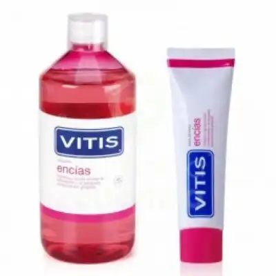 Vitis Pack Pasta Dental Encías Más Colutorio, 100 ml - Vitis - Comparador de precios