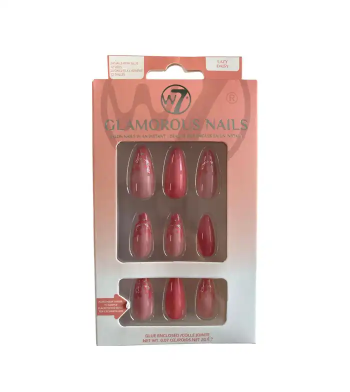 W7 - Uñas postizas Glamorous Nails - Lazy Daisy - W7 - Comparador de precios