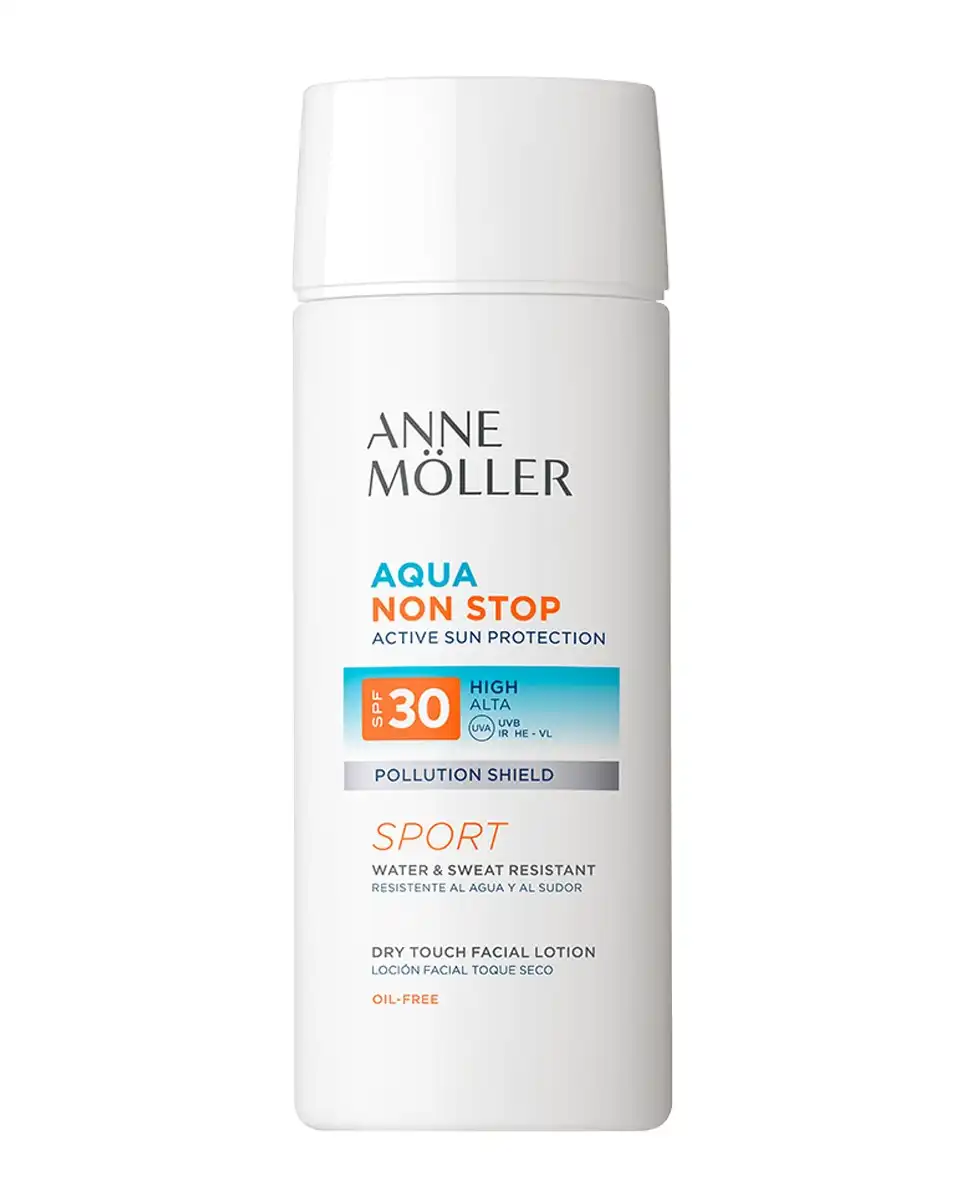 Anne Möller - Loción Facial Toque Seco Non Stop Aqua SPF30 75 Ml - Anne Möller - Comparador de precios