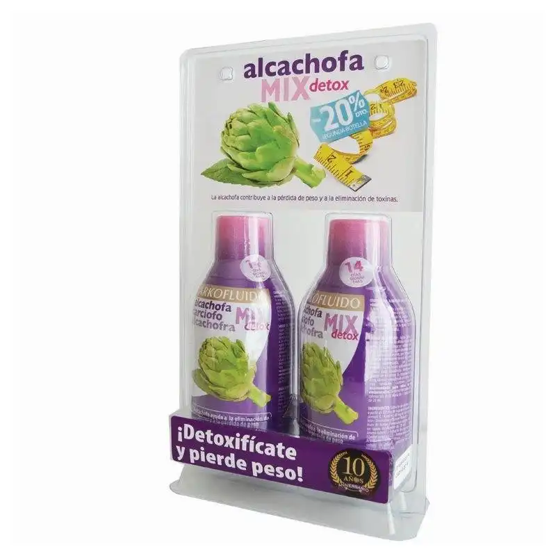 Arkofluido Alcachofa Mix Detox 280ml X 2 - Arkopharma - Comparador de precios