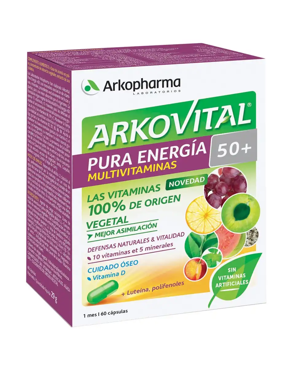 Arkopharma - 60 Cápsulas Pura Energía Arkovital - Arkopharma - Comparador de precios