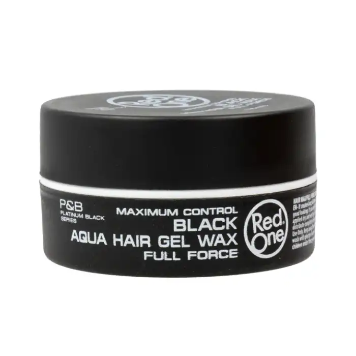 Black Aqua Hair Gel Wax Fijador Fuerte - ONE - Comparador de precios