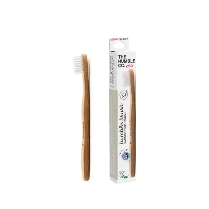 Cepillo de Dientes de Bambú para Niños Ultra Suave - The Humble Co. - Comparador de precios
