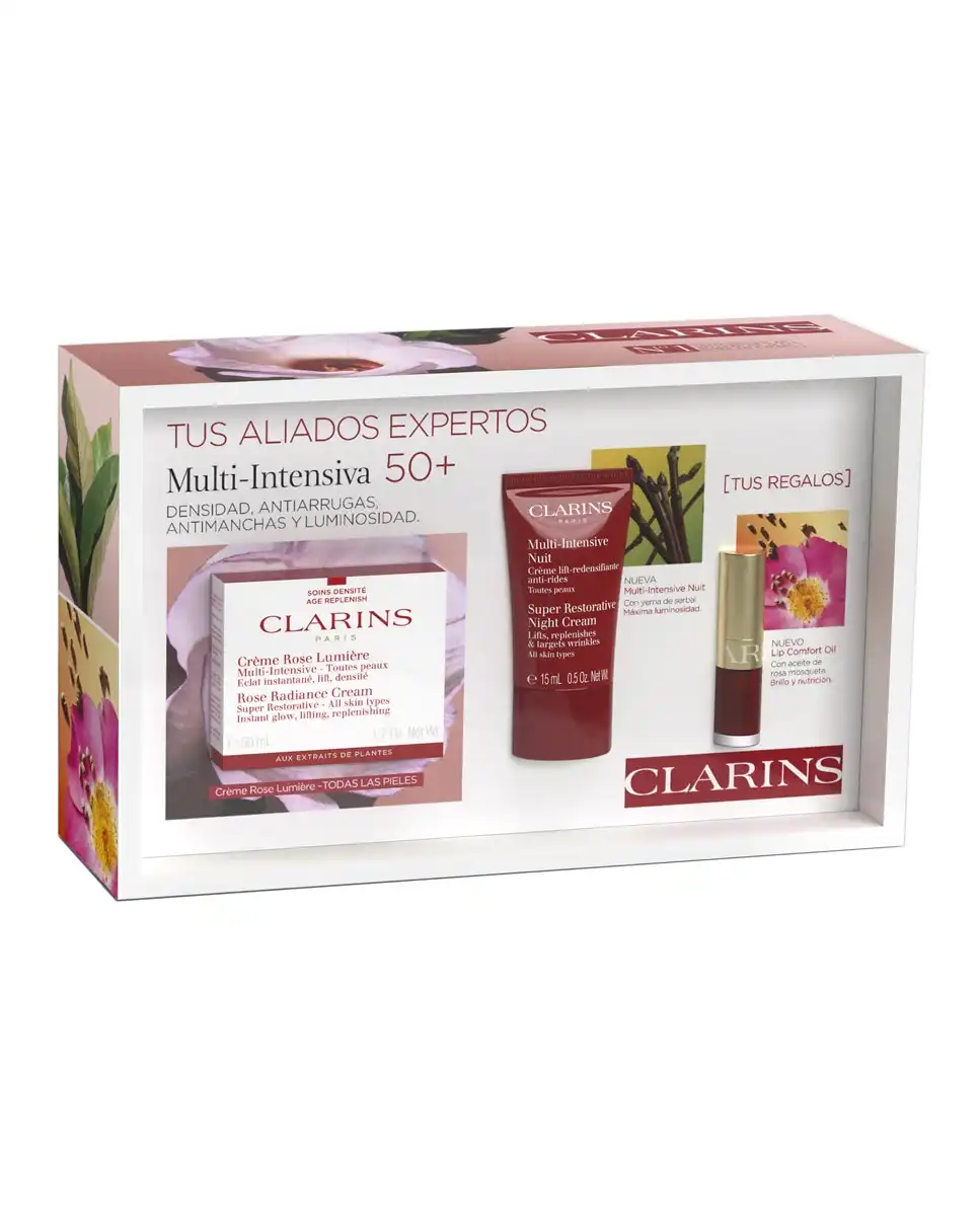 Clarins - Estuche De Regalo Multi Intensiva Rose Lumière - Clarins - Comparador de precios