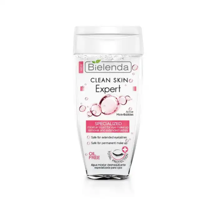 Clean Skin Expert Desmaquillante Micelar para Ojos y Pestañas Postizas - Bielenda - Comparador de precios