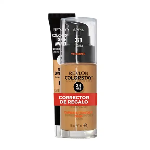 Colorstay Makeup Piel Mixta/Grasa + Regalo Skin Awaken 370 Toast Free - Revlon - Comparador de precios