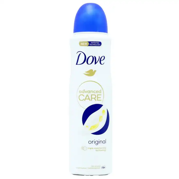 Desodorante Spray Antitranspirante Advanced Care Original 72h 150 ml - DOVE - Comparador de precios