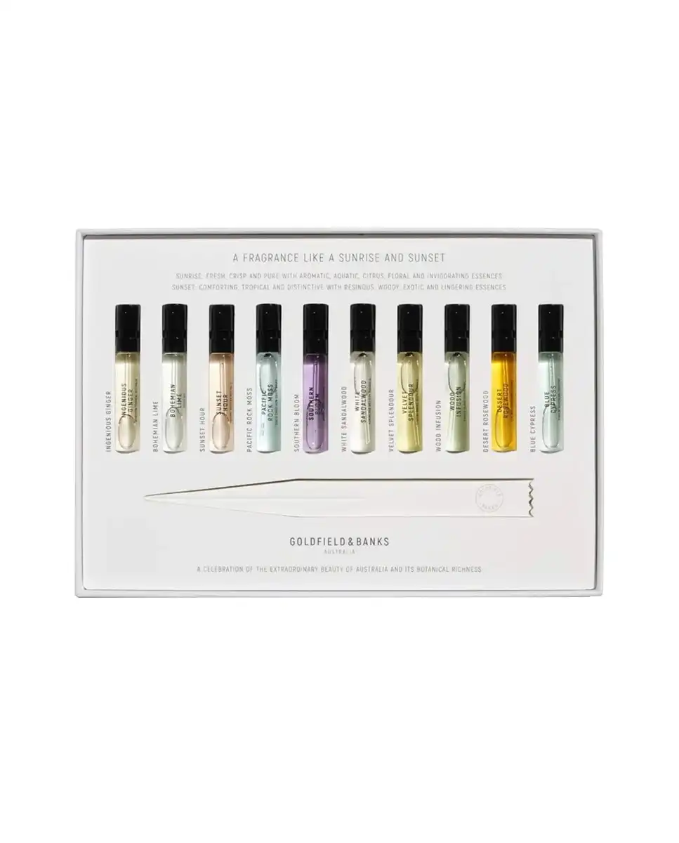 Eau de parfum discovery sample collection 10x2 ml goldfield & banks(isolée) - Goldfield&banks - Comparador de precios