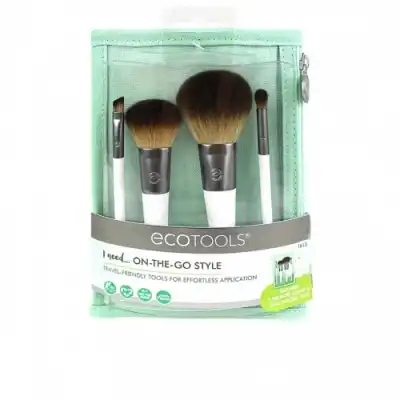 Ecotools Ecotools Set de 4 Brochas y Neceser, 70 gr - Ecotools - Comparador de precios