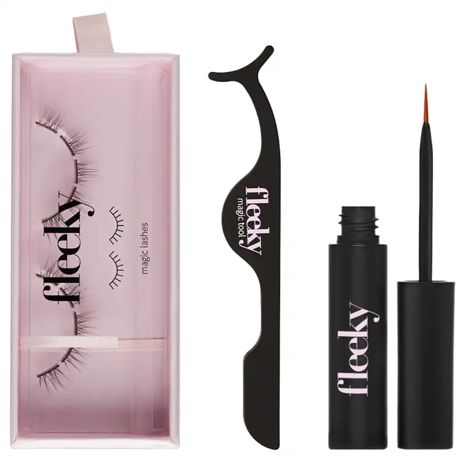 Fleeky - Kit de pestañas postizas - Magic Lashes con pegamento y aplicador Pestañas postizas 1 pieces #08 - Sweetheart - Fleeky - Comparador de precios