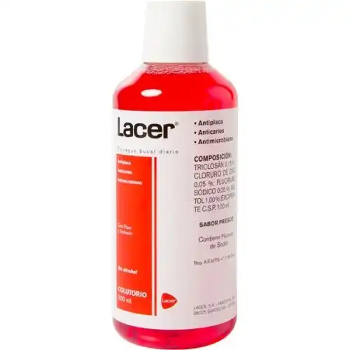 Lacer ENJUAGUE BUCAL DIARIO SIN ALCOHOL 500 ml Enjuague Bucal - lacer - Comparador de precios