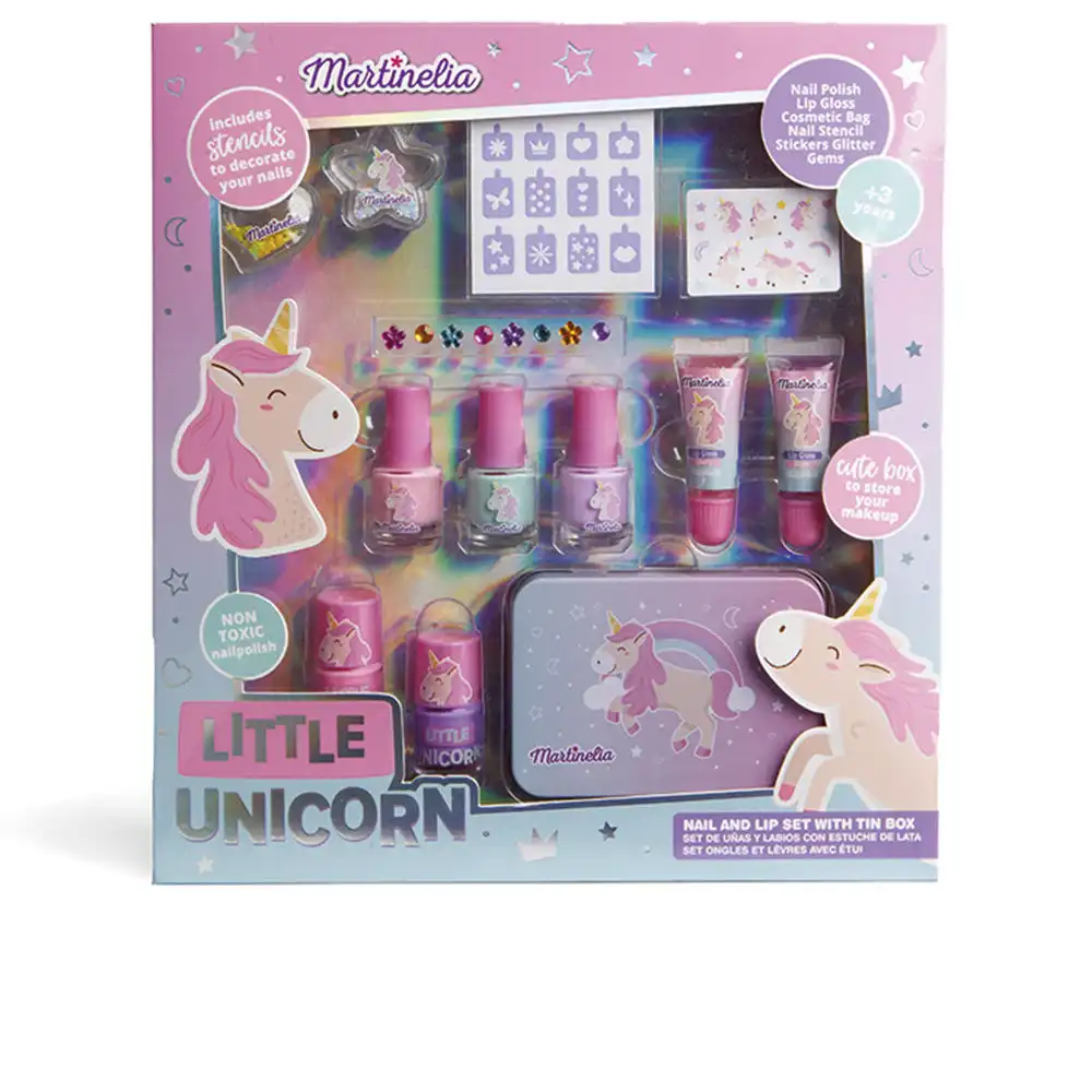 Little Unicorn NAIL&LIP With Tin Box lote 13 pz - MARTINELIA - Comparador de precios