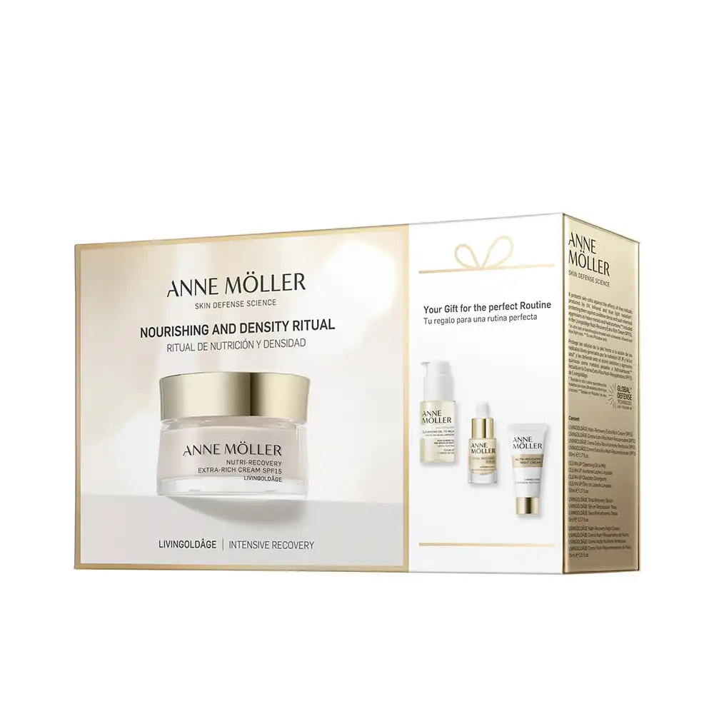 Livingoldâge Crema Extra Rica NUTRI-RECUPERADORA SPF15 Estuche 4 pz - Anne Möller - Comparador de precios