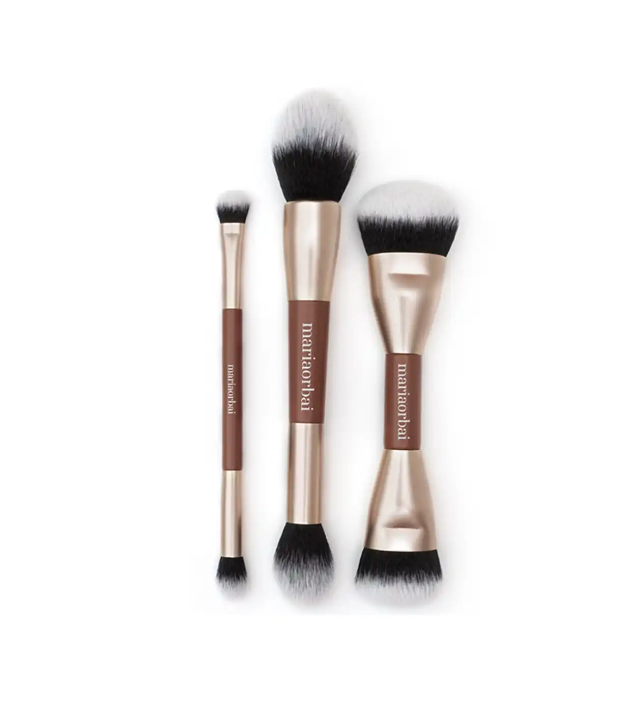 Maria Orbai - Set de tres brochas dobles - Brownie - Maria Orbai - Comparador de precios