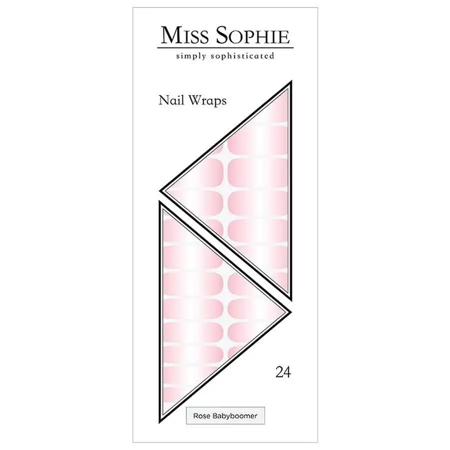 Miss Sophie - Rose Babyboomer Nail Wraps Uñas postizas y diseños de uñas 1 pieces 24 Piezas - Miss Sophie - Comparador de precios